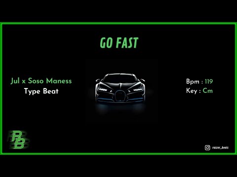 [FREE] Jul x Soso Maness Type Beat - "GO FAST" | Instrumental Rap/Freestyle/Banger | Instru Rap 2021