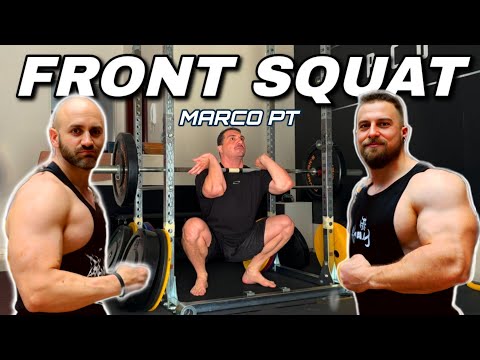 IMPARO PER LA PRIMA VOLTA IL FRONT SQUAT DA PESISTA con MARCO PT e FILIPPO PICI