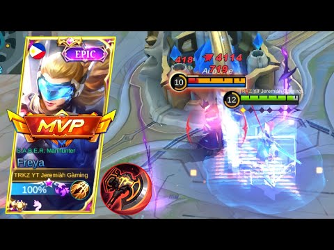 WTF DAMAGE!!😮 | BROKEN ITEM | TOP 1 GLOBAL FREYA | FREYA BEST BUILD 2022 | PLEASE TRY | MLBB✓