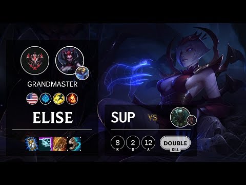 Elise Support vs Pyke - NA Grandmaster Patch 10.3