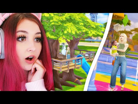 first look at GROWING TOGETHER in sims 4