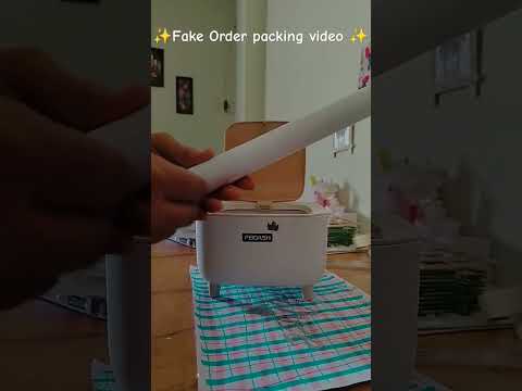 Fake order packing video with Aarohee #journaling #stiker #journalwithme