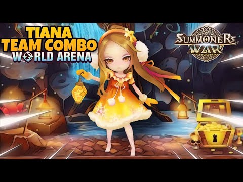 Tiana Team Combo in World Arena Ep. 4 - Summoners War
