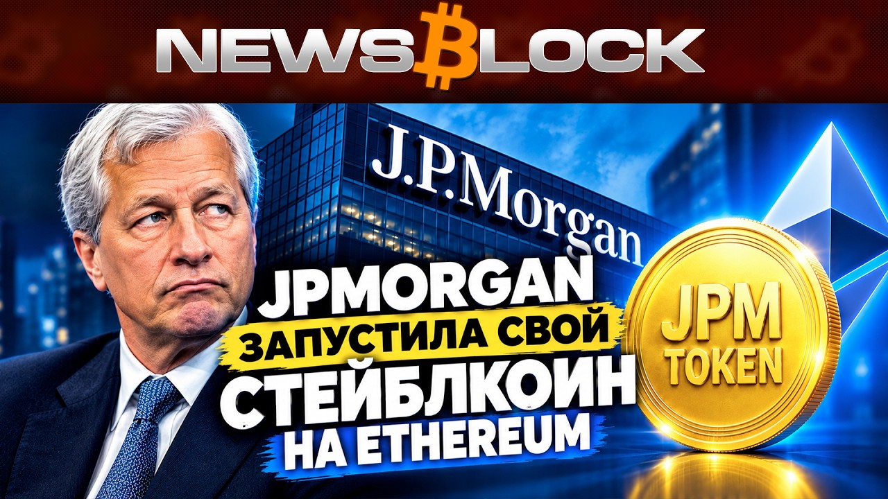 JPMorgan Выпустил Собственный Стейблкоин. Шах и Мат, Хомячки!