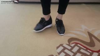 Scarpe con Rialzo Interno Donna Sneakers con Zeppa 2017 Moda femminile