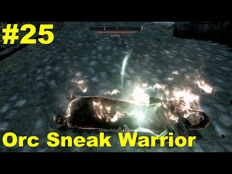 Skyrim Orc One handed Sneak Warrior on Legendary Difficulty - 25