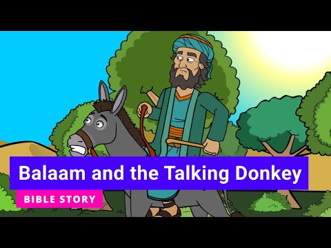 🟡 BIBLE stories for kids - Balaam and the Talking Donkey (Primary Y.A Q2 E13) 👉 #gracelink