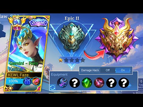 KARINA BEST BUILD TO RANK UP FASTER!!🔥 TOP GLOBAL KARINA GAMEPLAY