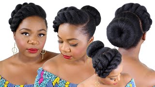 Simple and Easy Natural Hairstyle for Natural Hair | Yasser K
