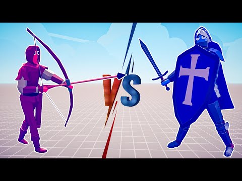 100X KNIGHT VS 500X ARCHER | TABS | Totally Accurate Battle Simulator