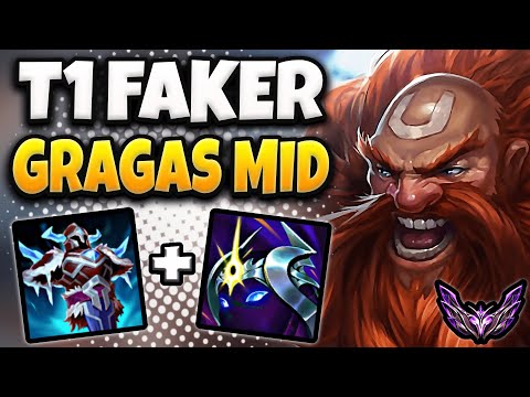 T1 Faker Gragas vs Viktor [ MID ] Korea Master Patch 25.1 ✅