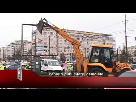 Panouri publicitare, demolate