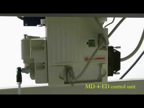 Global LP 2971 LH-AUT - Einnadel-Doppelsteppstich Säulennähmaschine