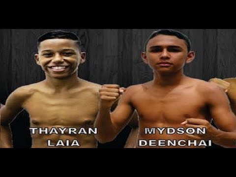 THAI KIDS 10 /  GP 47 kg "FINAL" - Mydson Deenchai ( Águias de Cristo) x Thayran Laia (Puro Thai)