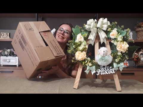 Aprenda a fazer uma Incrível Guirlanda de Pascoa Reutilizando Papelão