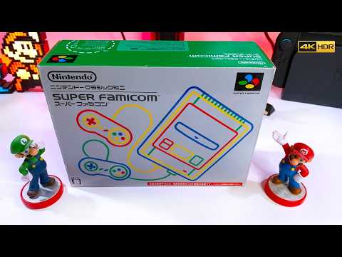 Unboxing Nintendo Super Famicom (SNES Classic Mini) + Games Showcase
