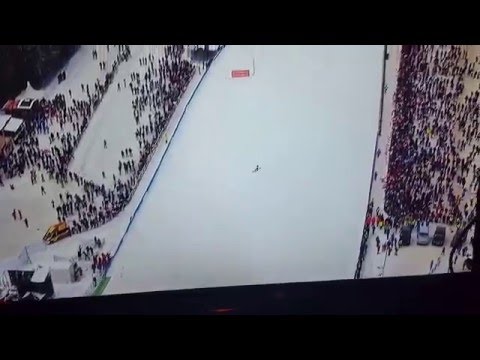 Noriaki Kasai 240,5 Meter Skiflug-Wm am Kulm