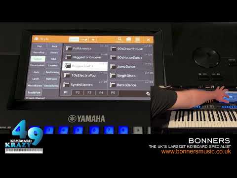 Yamaha Genos 2 Keyboard - Dance Styles Part 1/2
