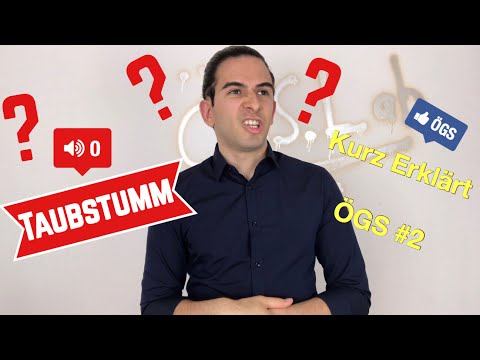 🚨 Warum man das Wort 🚫"taubstumm"🚫 nicht verwenden soll. ❓ | ÖGS #2