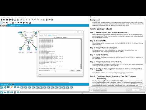Packet Tracer Lab - Configuring Rapid PVST+