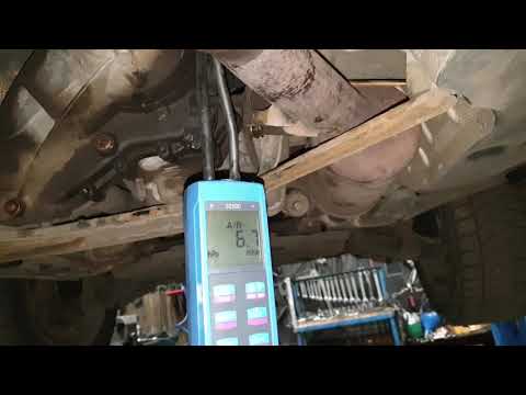 Сажевый фильтр,проверка противодавления.