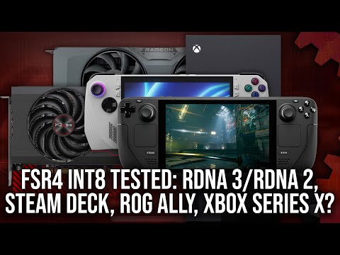 Leaked FSR4 INT8 Test: RDNA 3, RDNA 2, Steam Deck, Asus ROG Ally, Nvidia + Xbox Series X Simulation