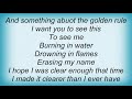 Further Seems Forever - There, Now I've Said It Lyrics