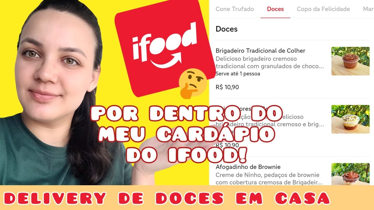 Meu Cardápio de Doces no Ifood + DICAS PARA MONTAR UM CARDÁPIO QUE VENDE MUITO