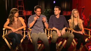 The Gallows - Behind the scenes cast interviews video