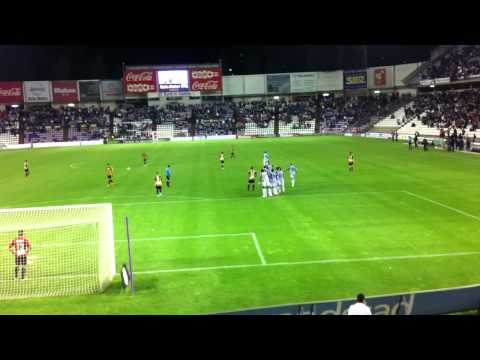 Gol de Nauzet Alemán 2.0 Real Valladolid - Sabadell.MOV