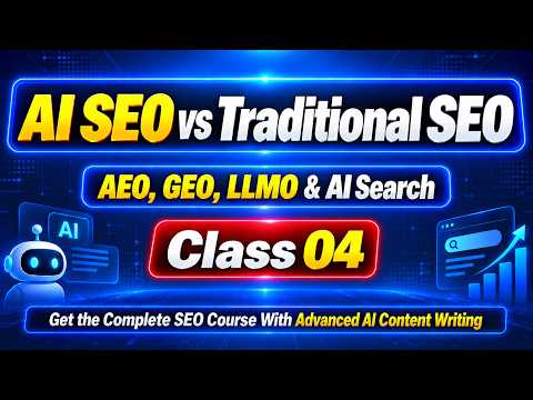 AI SEO VS Traditional SEO Explained for Beginners | AEO, GEO, LLMO & AI Search