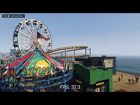 Grand Theft Auto V benchmark on x58 & first gen i7 960 @4k high settings