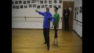 Gerardo Quiroz e Cristiana Casuscelli - Lezione tango parada,  apertura, barrida, pivot,  cruce
