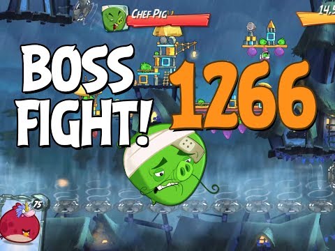 Angry Birds 2 Boss Fight 181! Chef Pig Level 1266 Walkthrough - iOS, Android
