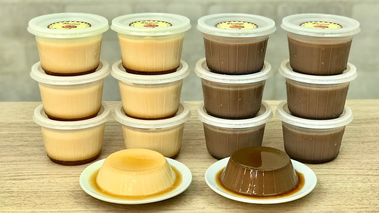 PUDIM NO POTE - OS 2 SABORES MAIS VENDIDOS - FAÇA E VENDA