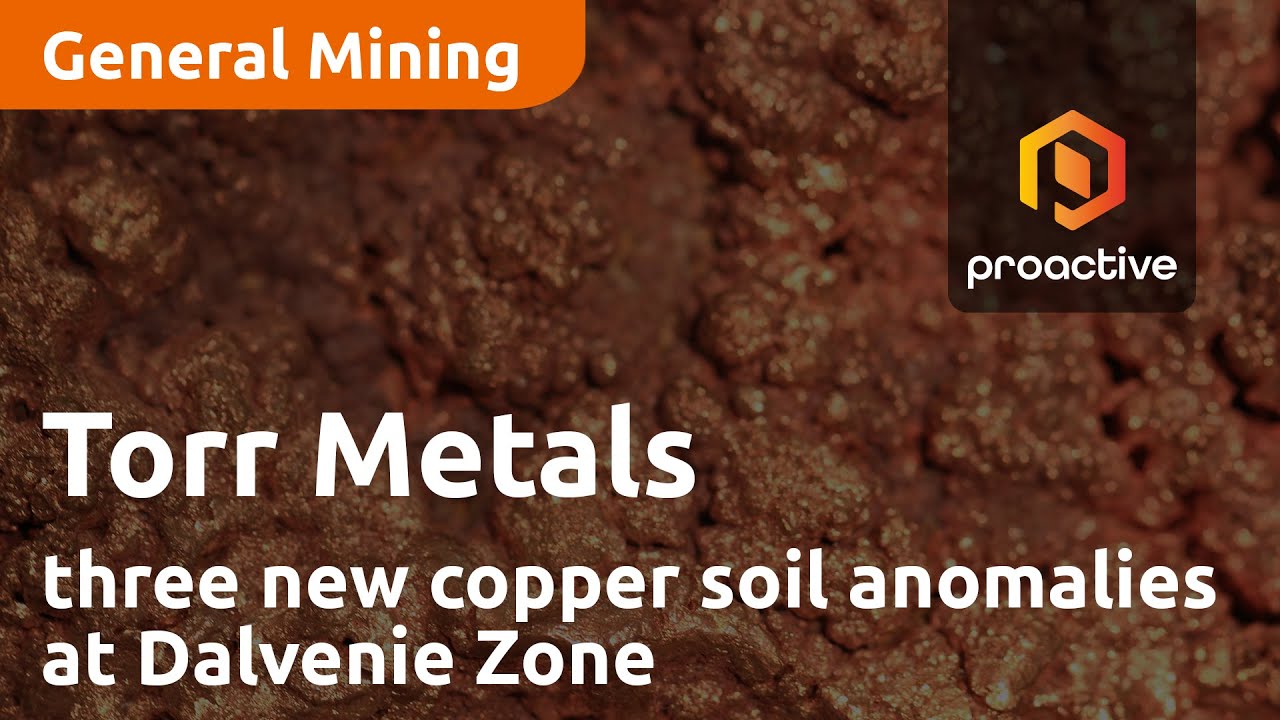 Torr Metals latest soil samples results confirm three new copper soil anomalies at Dalvenie Zone