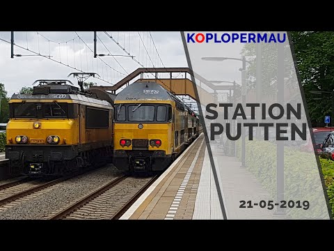 Trains on Putten station - Trying to film the perfect DDAR video - 10th of May 2019