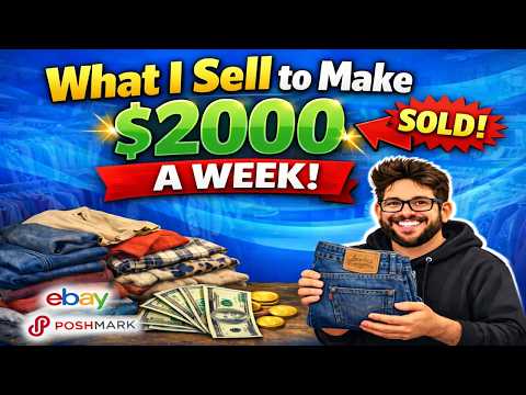 Exactly What I Sell to Make $2,000+ Per Week Reselling Clothes