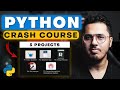 Python Crash Course In Hindi 5 Python Projects Complete Python Tutorial