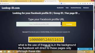 How To Find Facebook Profile Id