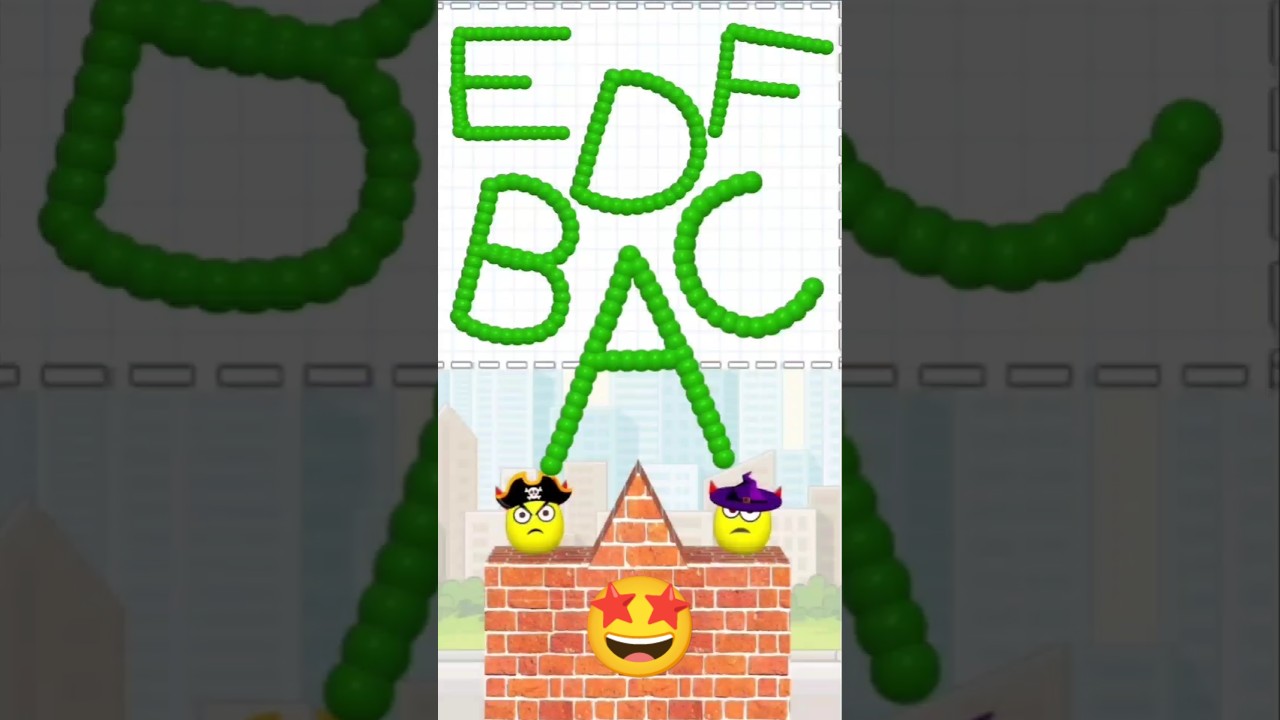 Draw to Smash: | A-B-C-D-E-F | Game Level 909 #drawtosmash #gamingshorts