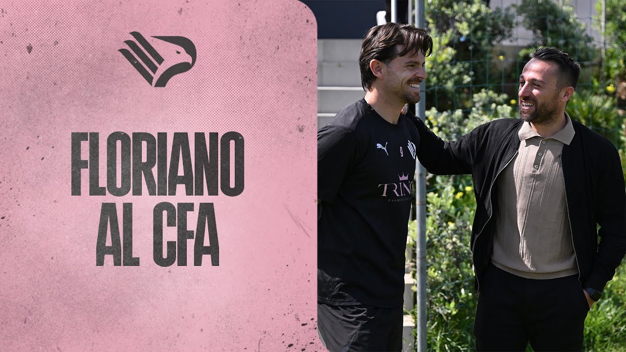 Floriano, che sorpresa! Fa visita al Palermo CFA e abbraccia Brunori