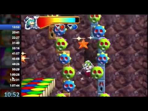 Mischief Makers all gold gems speedrun in 1:07:37 (WR)