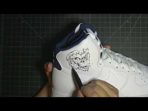 drawing on your shoes tutorial by peter han