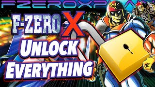 Easily UNLOCK EVERYTHING in F-Zero X Code! (All Vehicles, Cups, & Master Mode!) #shorts