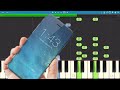 iPhone X Ringtones - Piano Tutorial - How to play Apple Marimba Ringtones on piano