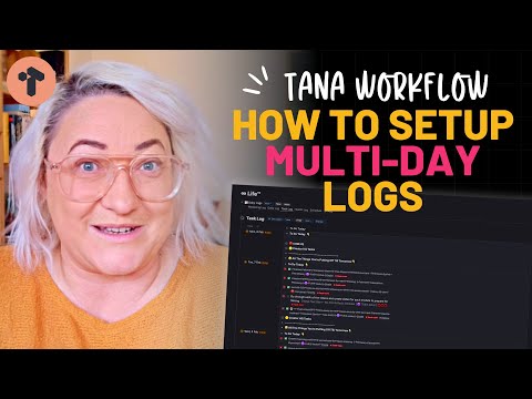 Tana Workflow: How To Combine Multiple Day Nodes Into One Page