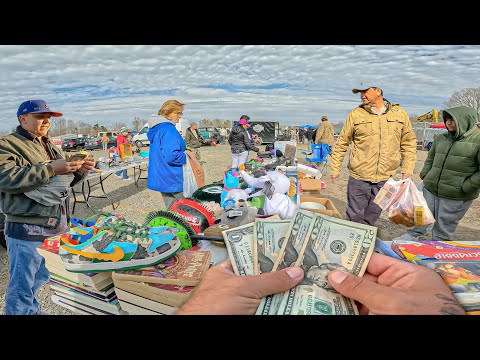 EVERYTHING WAS CHEAP AT THE FLEA MARKET IN THE USA 🥶🇺🇸💰