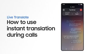 Samsung How to use Live Translate | Samsung Galaxy S25 Series