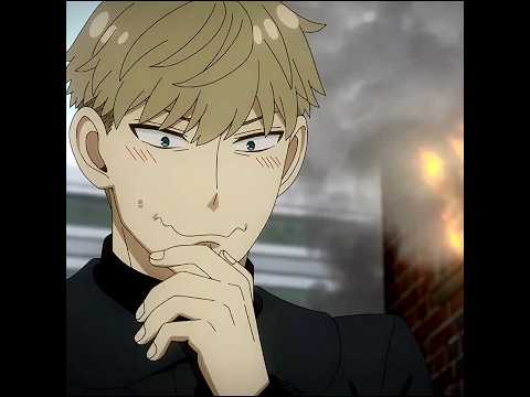 「Loid trying his best to hide his smile😁」-#spyxfamily